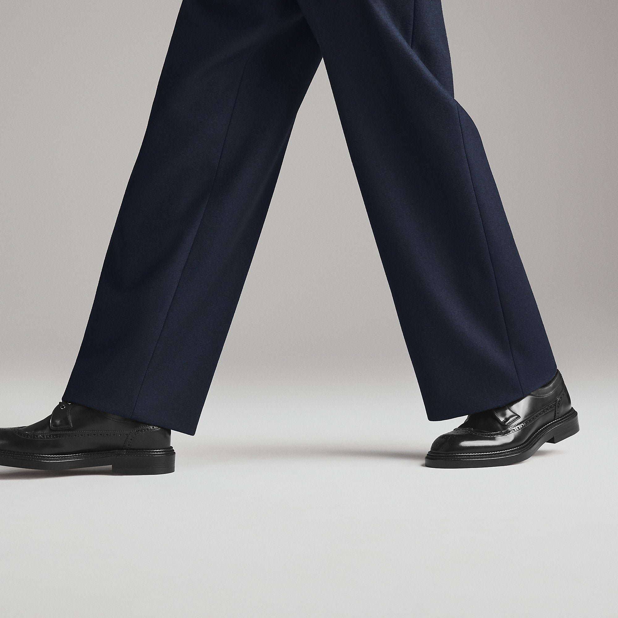  Hermes Lawson Derby Shoe Noir