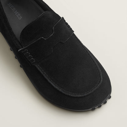  Hermes Lazy Loafer Noir