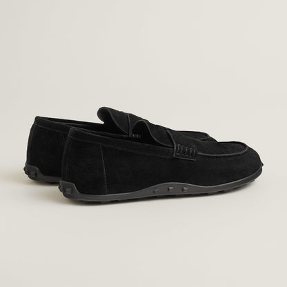  Hermes Lazy Loafer Noir