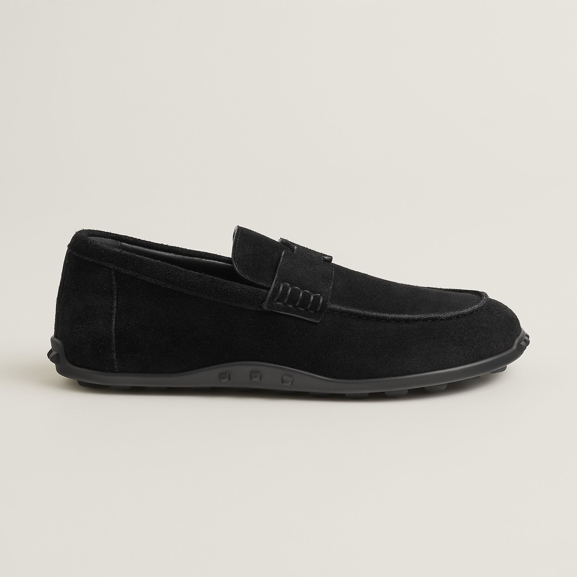  Hermes Lazy Loafer Noir