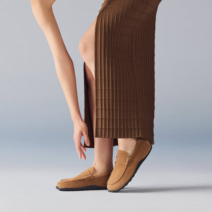  Hermes Lazy Loafer Brun Fum