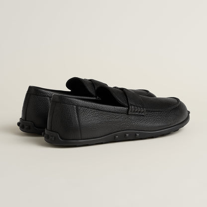  Hermes Lazy Loafer Noir