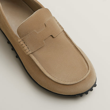  Hermes Lazy Loafer Beige Sable