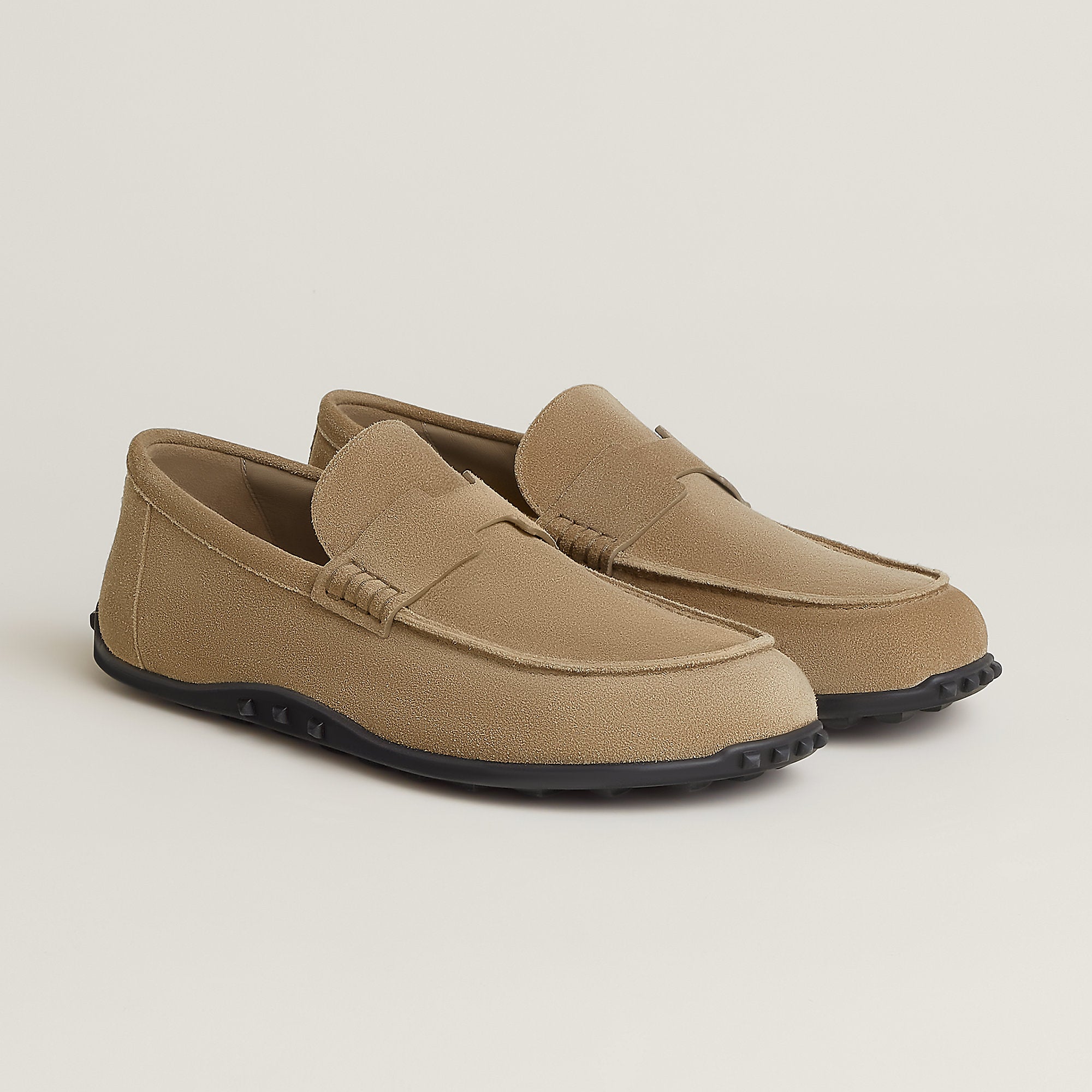  Hermes Lazy Loafer Noir
