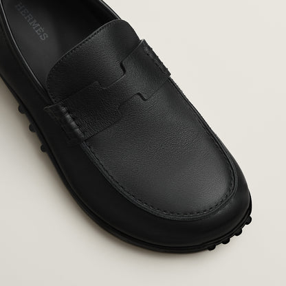  Hermes Lazy Loafer Noir