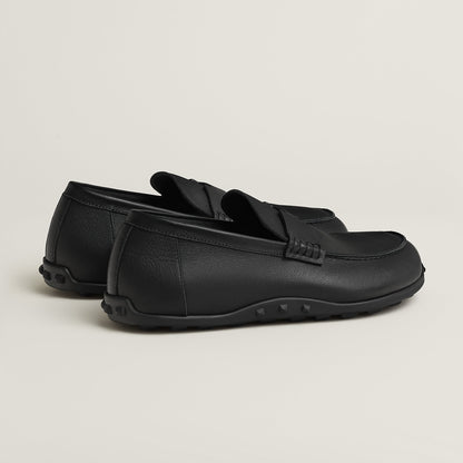  Hermes Lazy Loafer Noir