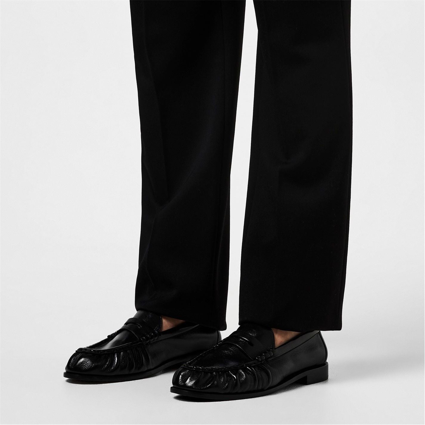  Le Loafer Penny Slippers Black