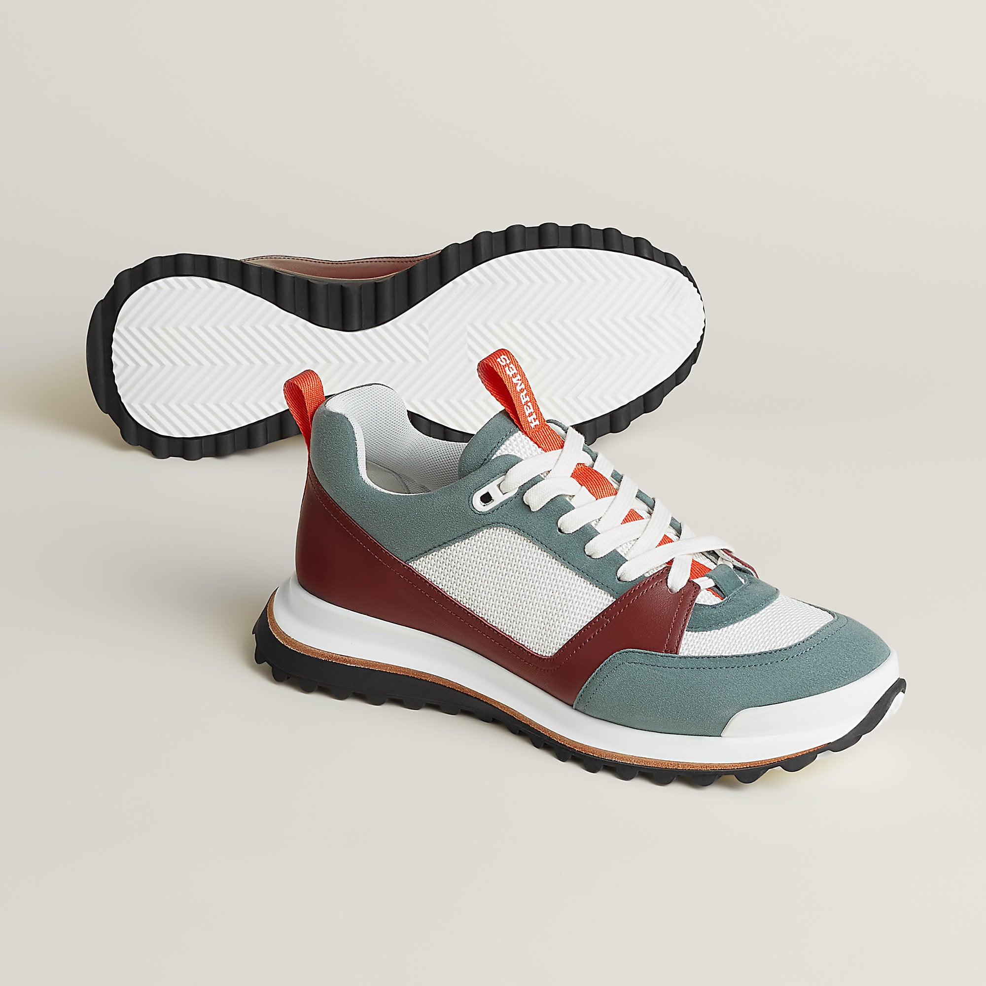  Hermes Leader Sneaker Multie Blanc