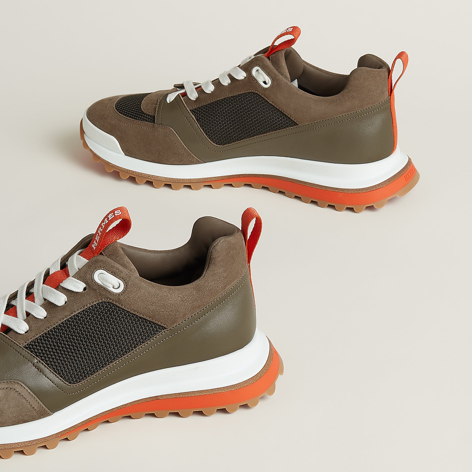  Hermes Leader Sneaker Multie Blanc
