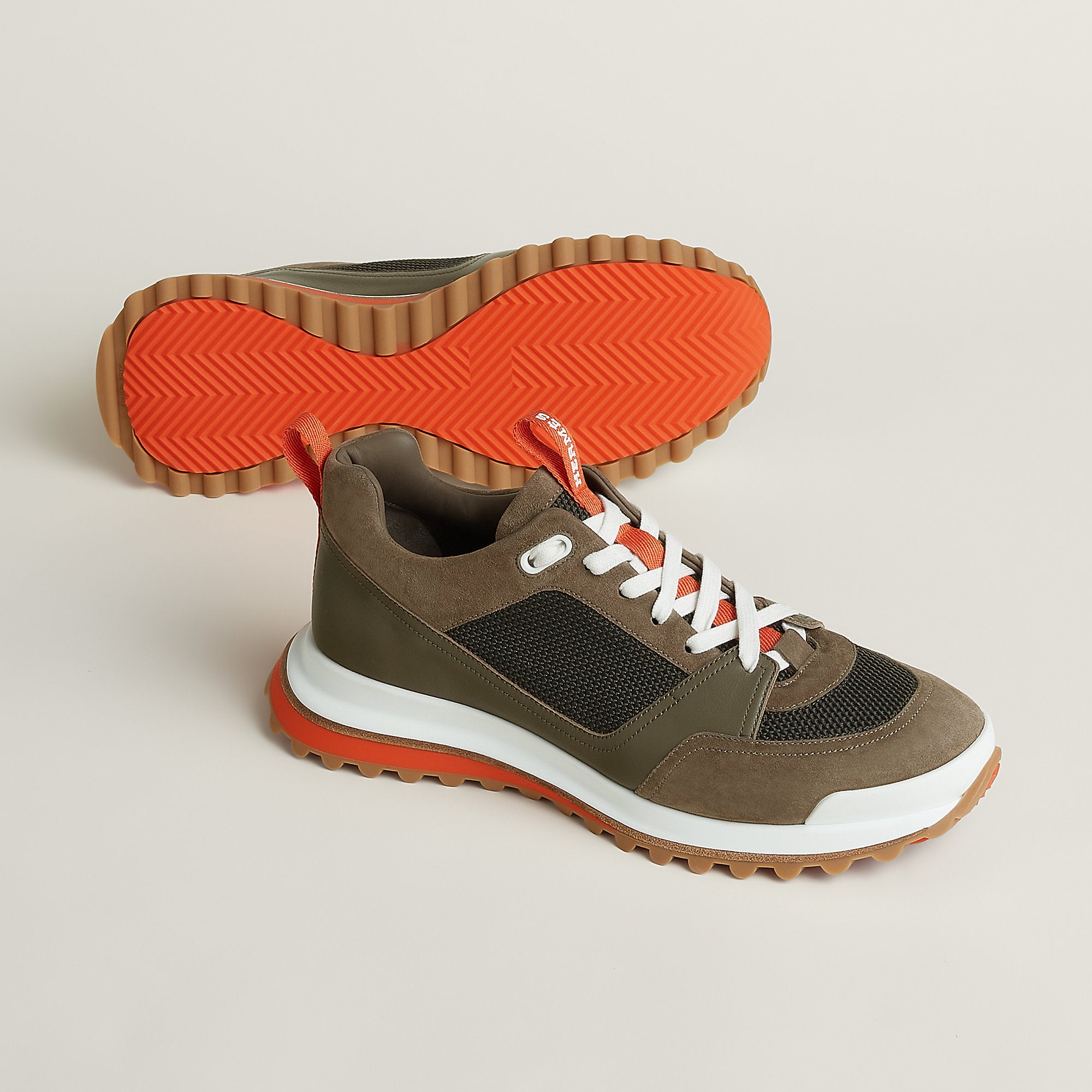  Hermes Leader Sneaker Multie Blanc