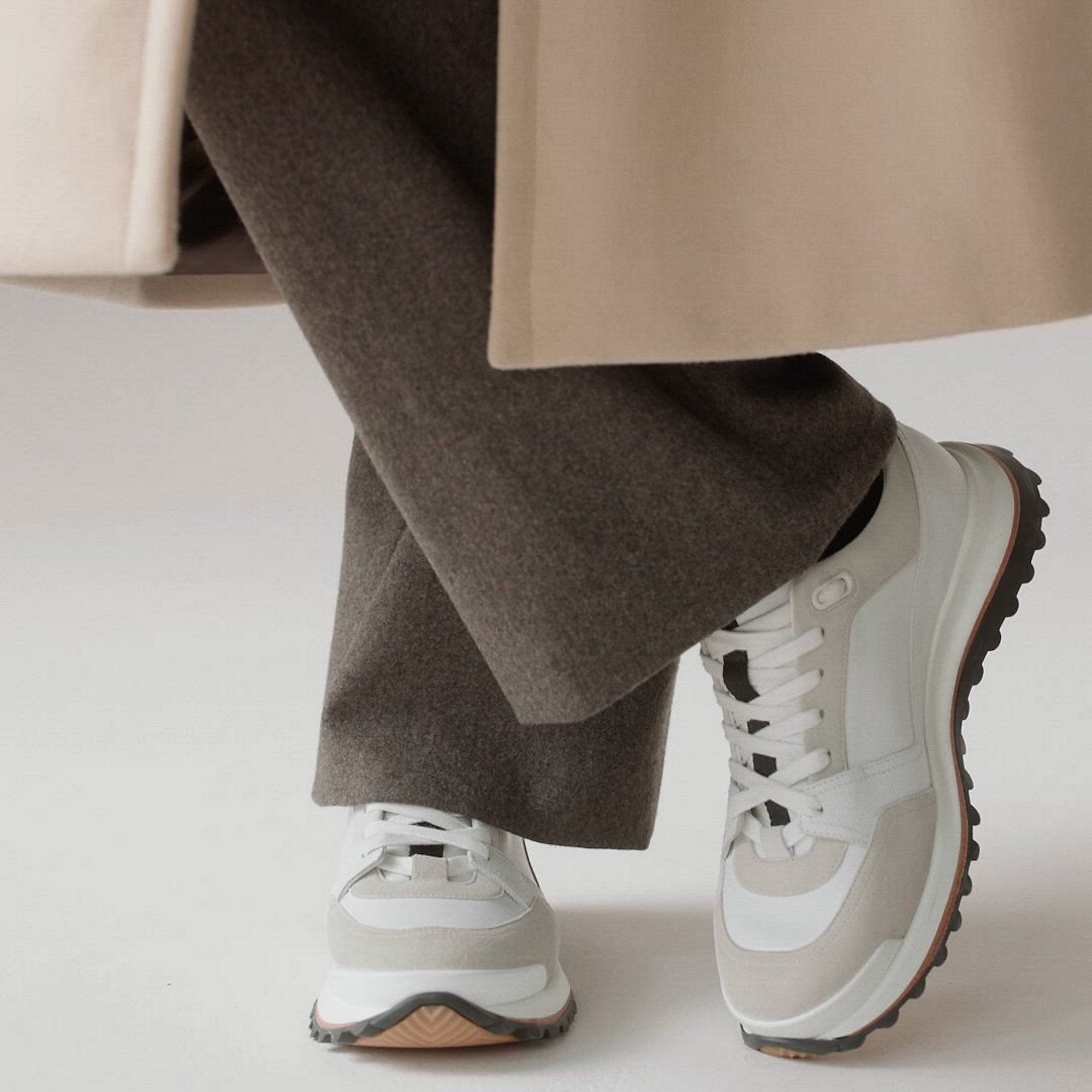  Hermes Leader Sneaker Multie Blanc