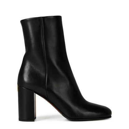  Leather Boots Black