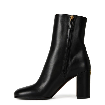  Leather Boots Black