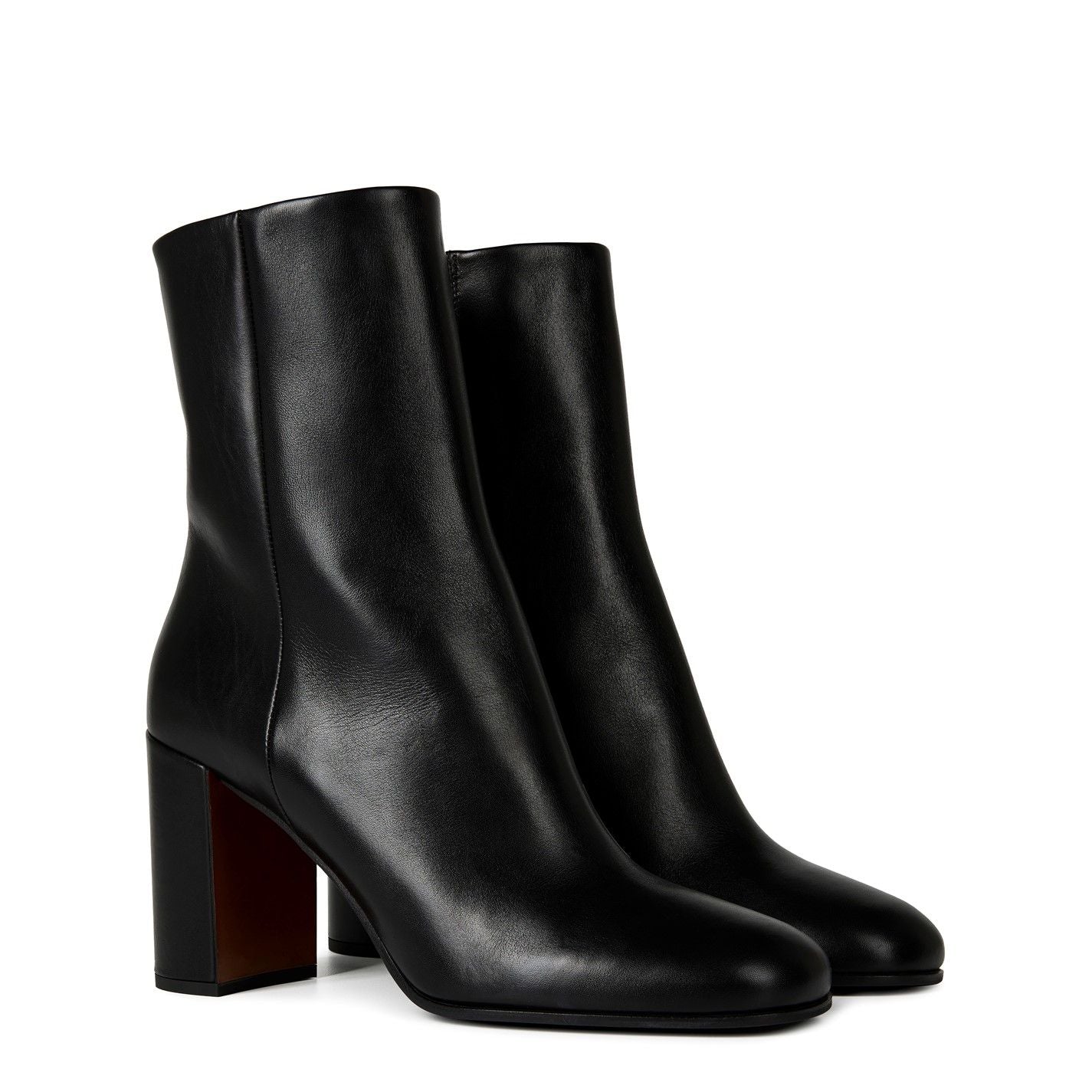  Leather Boots Black