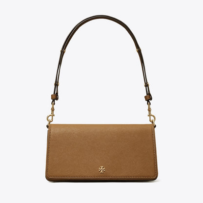 Tory Burch Leather Convertible Crossbody Moose