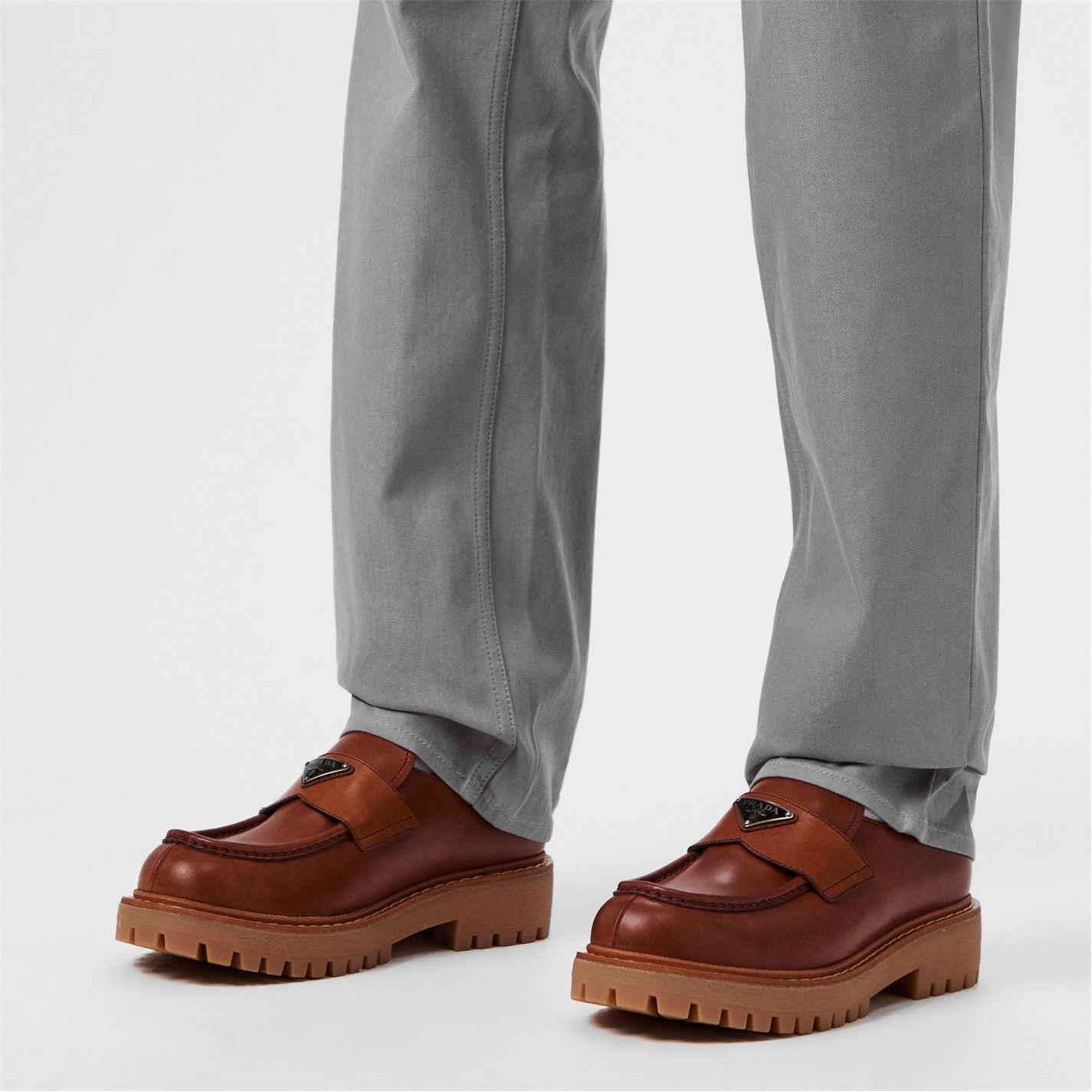  Leather Loafers COGNAC