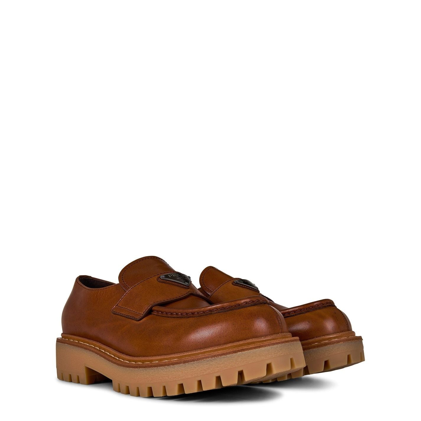  Leather Loafers COGNAC