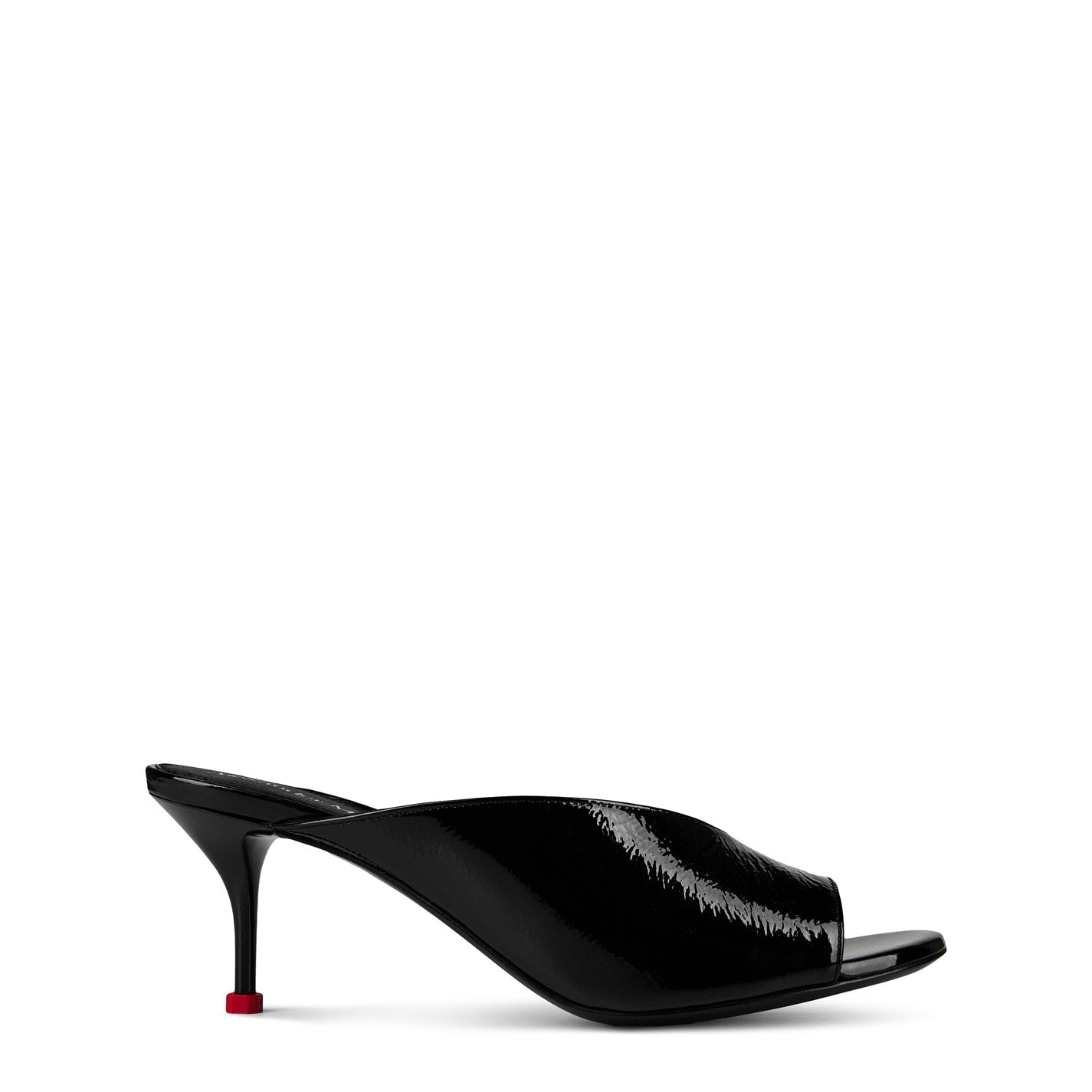  Leather Mules Blk