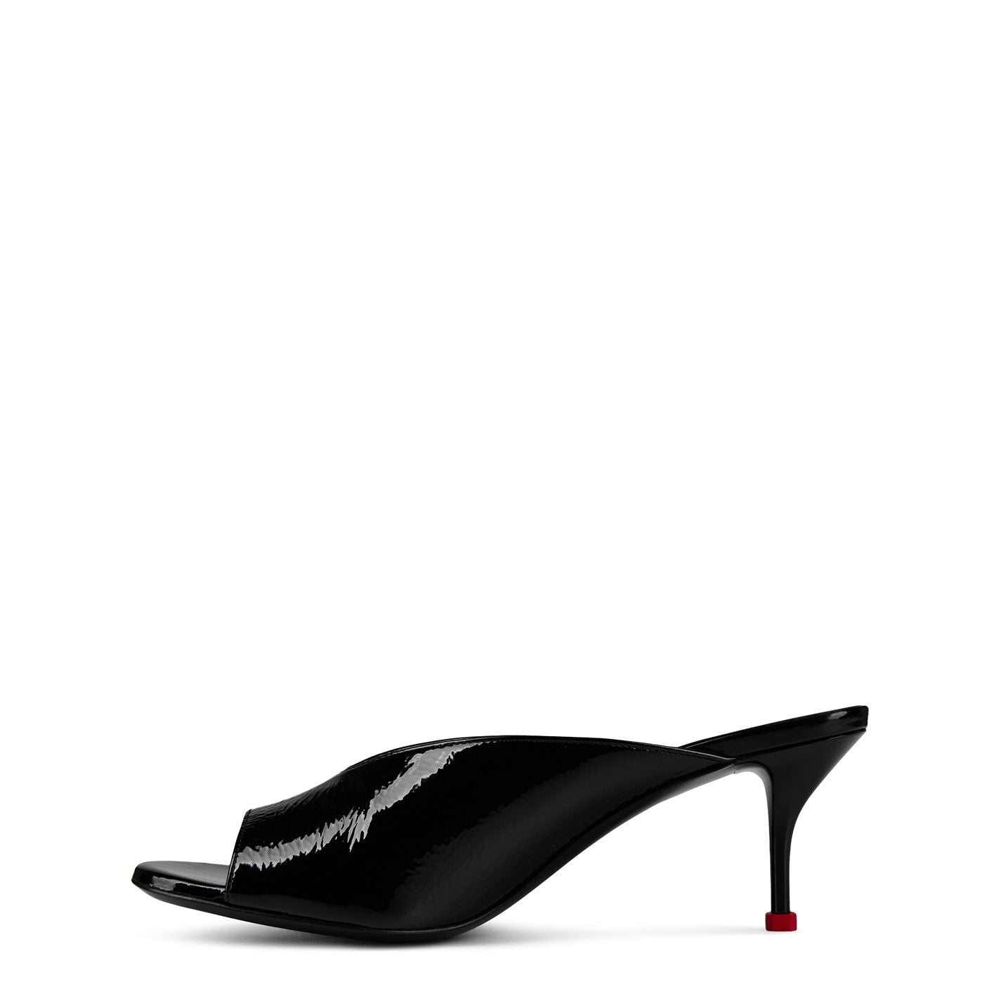  Leather Mules Blk