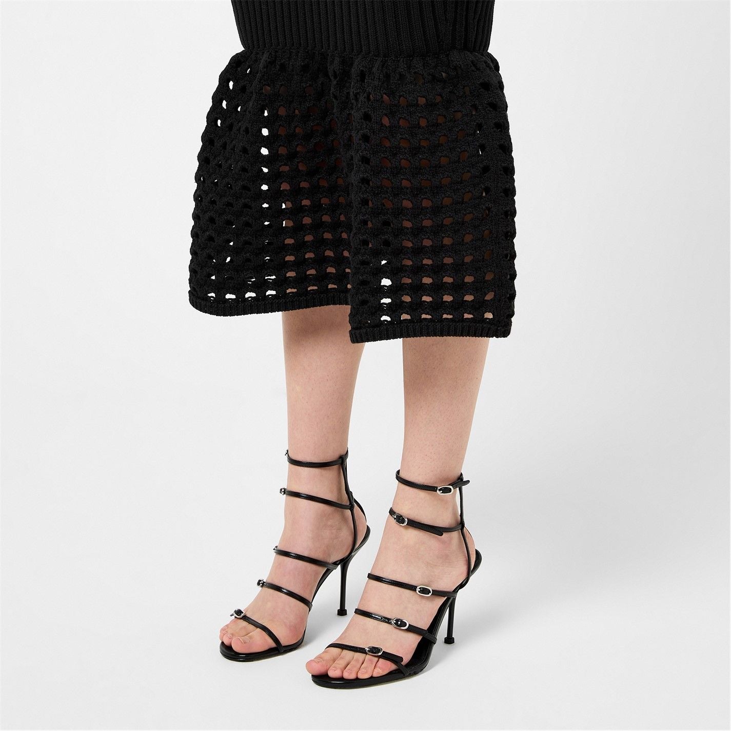  Leather Sandals Black