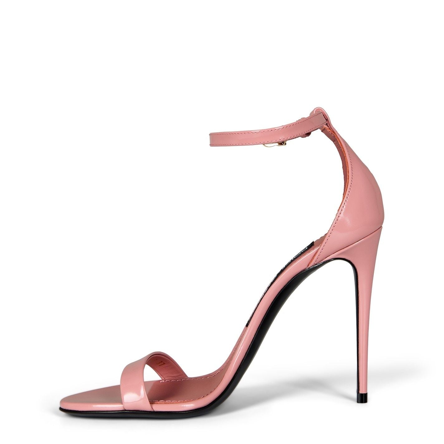  Leather Strappy Sandals Pink
