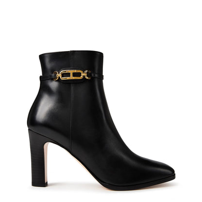  Leather Whitney Ankle Boot Black