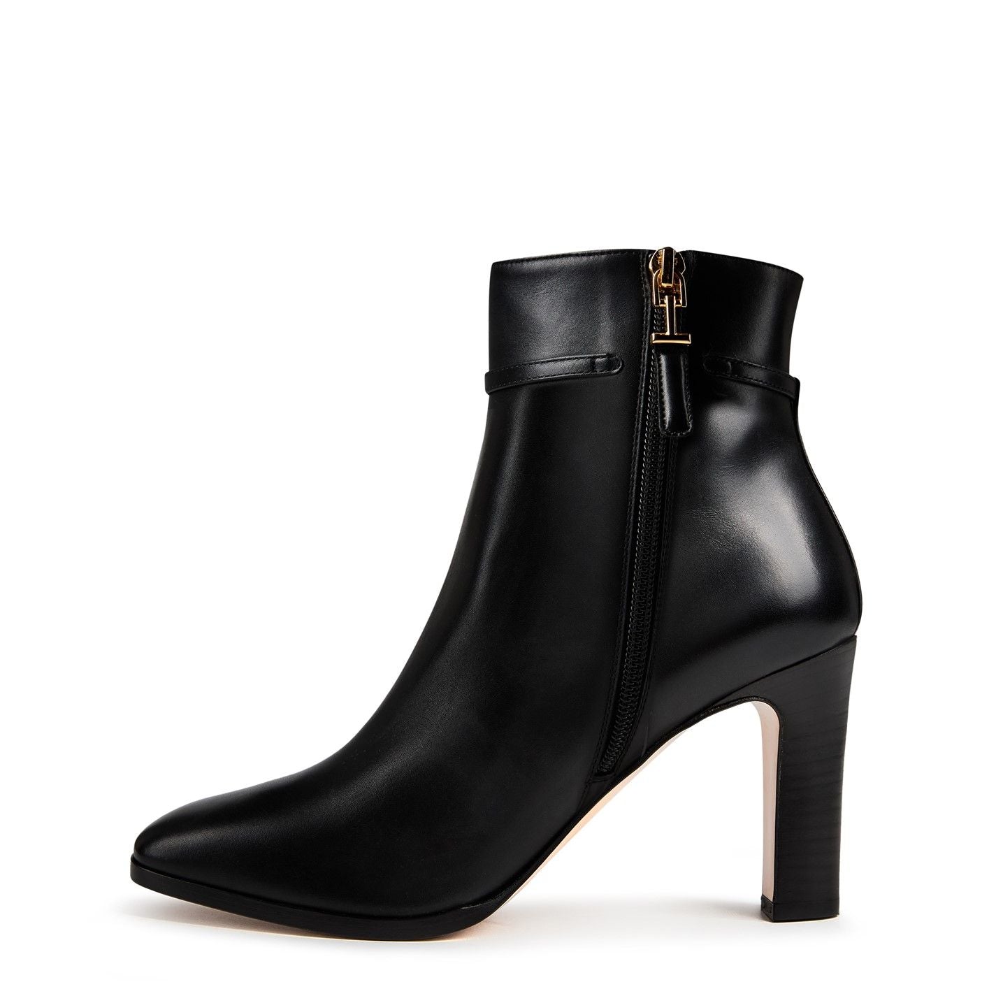  Leather Whitney Ankle Boot Black