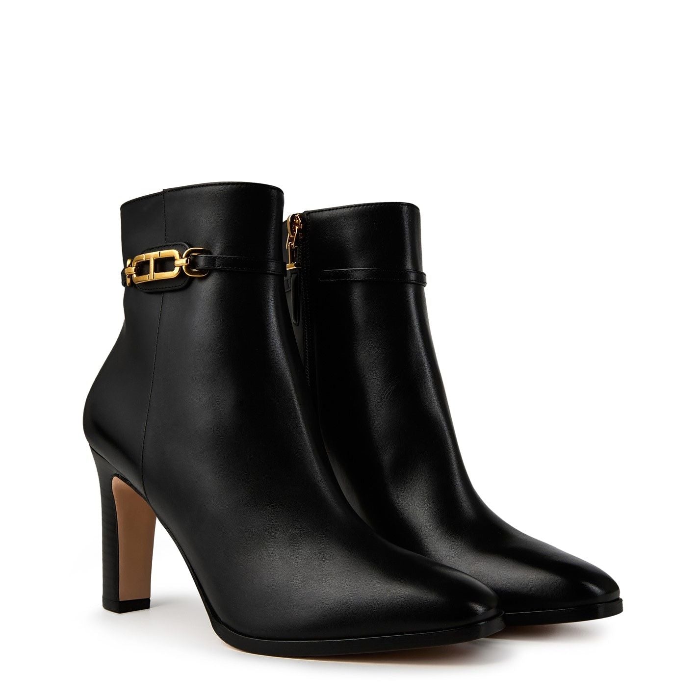  Leather Whitney Ankle Boot Black