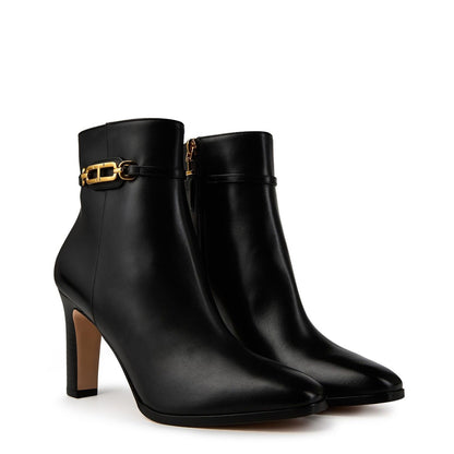  Leather Whitney Ankle Boot Black