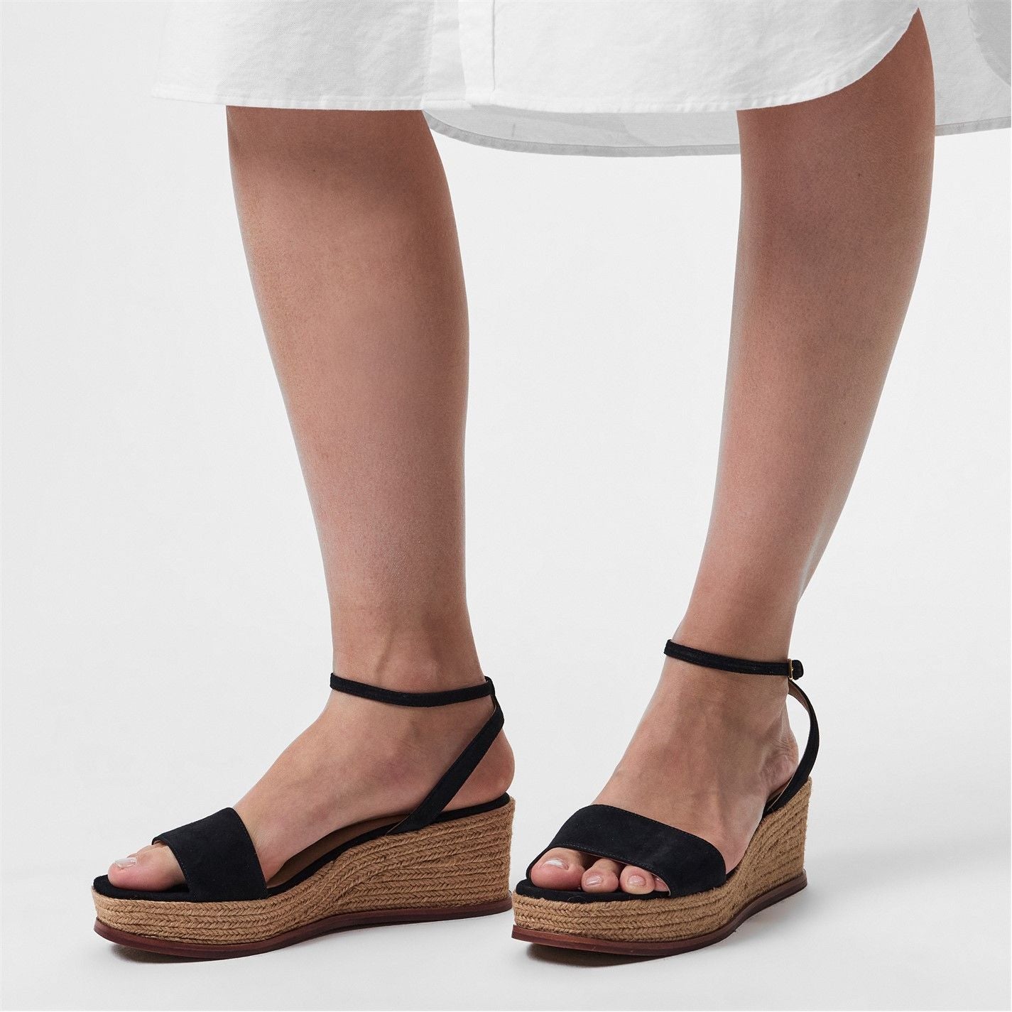  Leona Wedge Heels Black