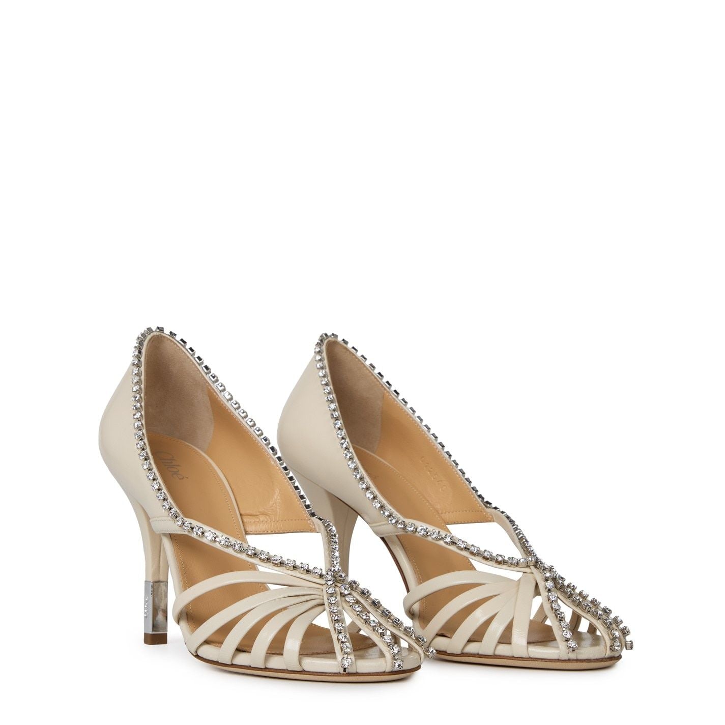  Leonie Court Heels Pearly Ivory