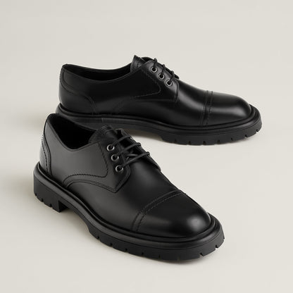  Hermes Lewis Derby Shoe Noir