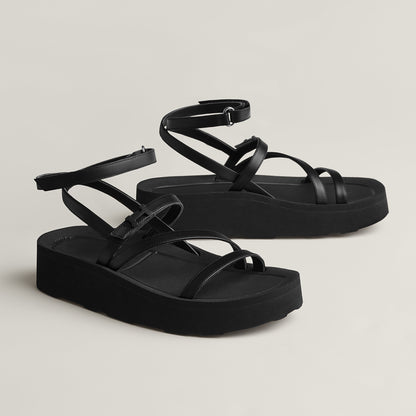  Hermes Liberte Sandal Noir