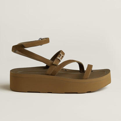  Hermes Liberte Sandal Terre Ambre