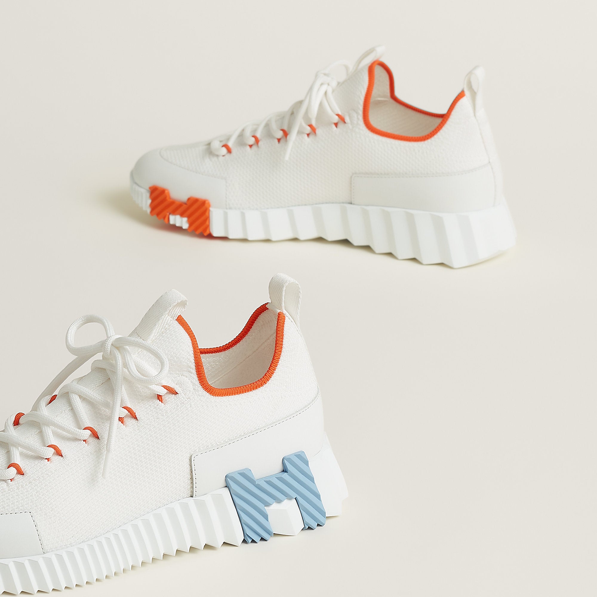 Hermes Lift Slip On Sneaker Blanc