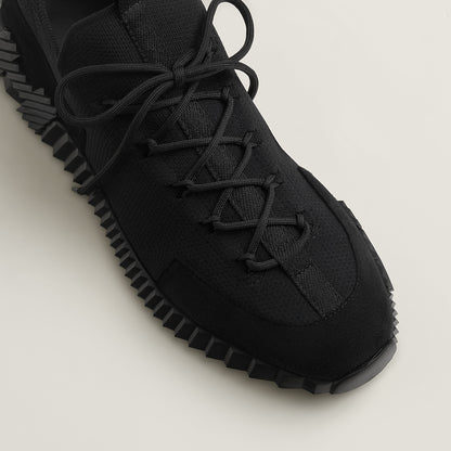  Hermes Lift Slip On Sneaker Noir