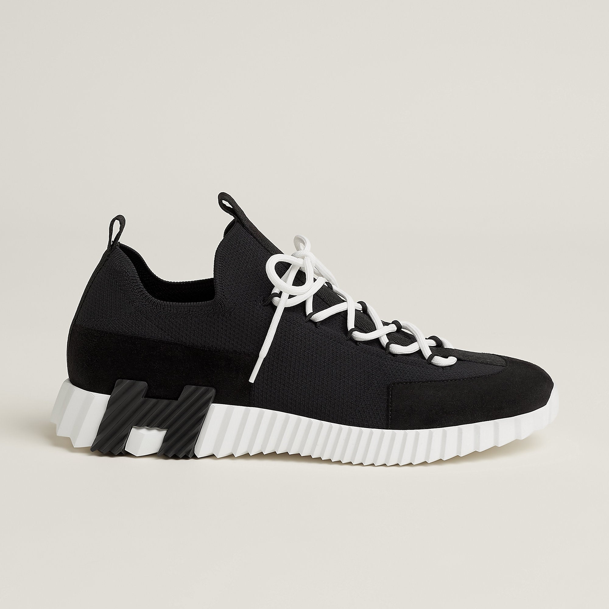  Hermes Lift Slip On Sneaker Noir
