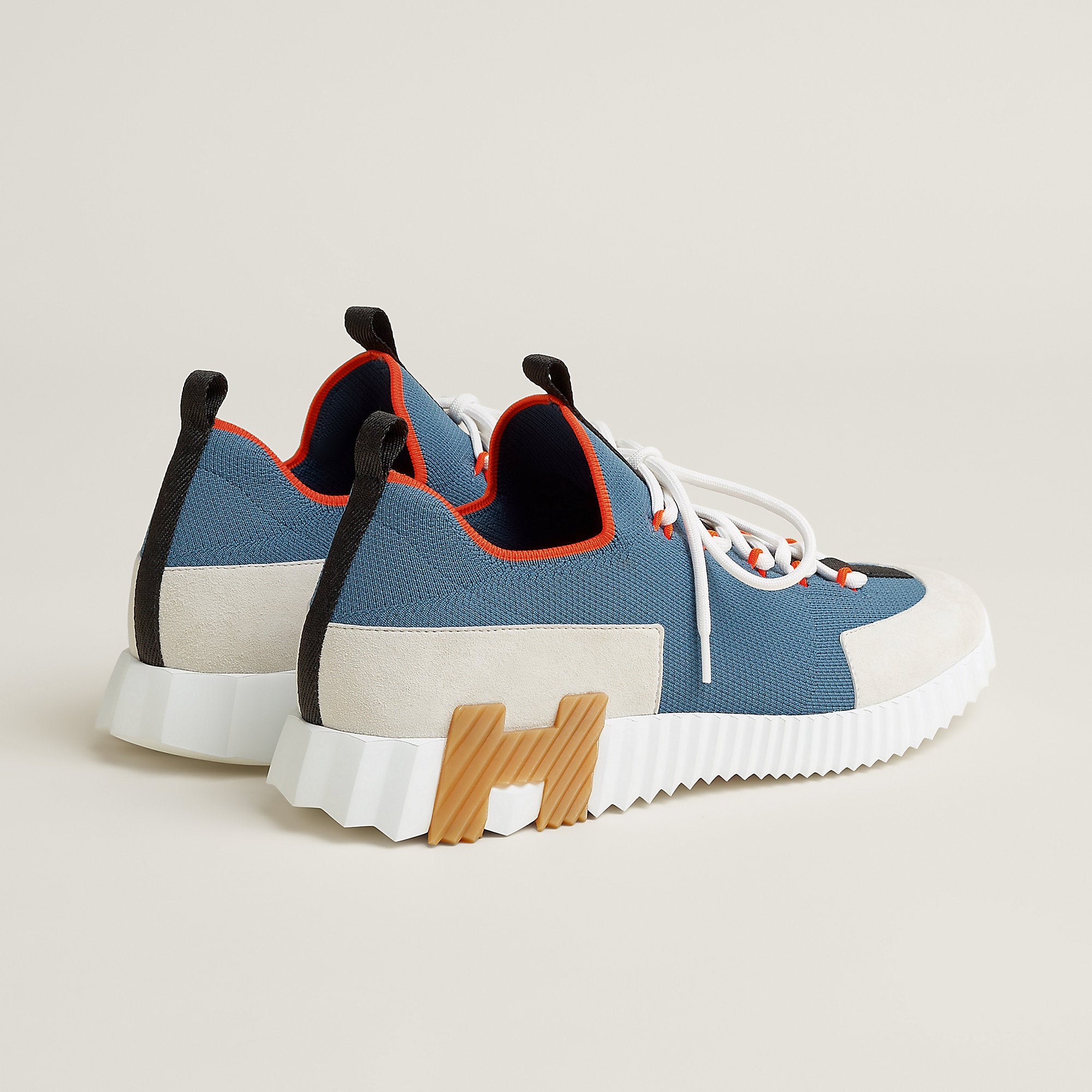  Hermes Lift Slip On Sneaker Multie Bleu Turquin