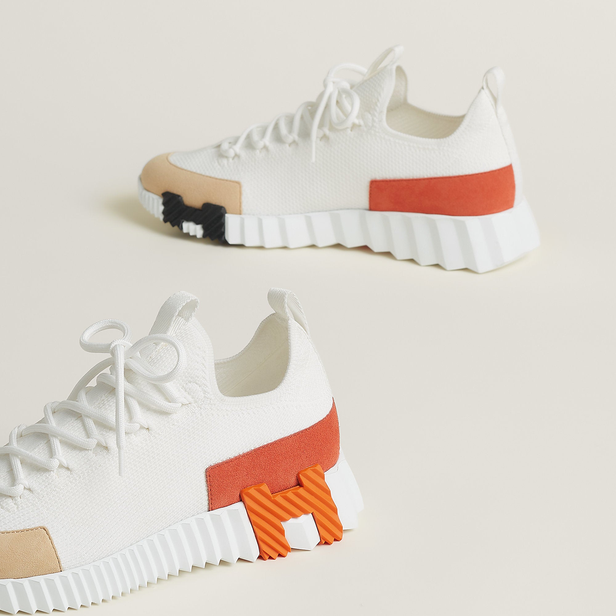  Hermes Lift Slip On Sneaker Multie Blanc