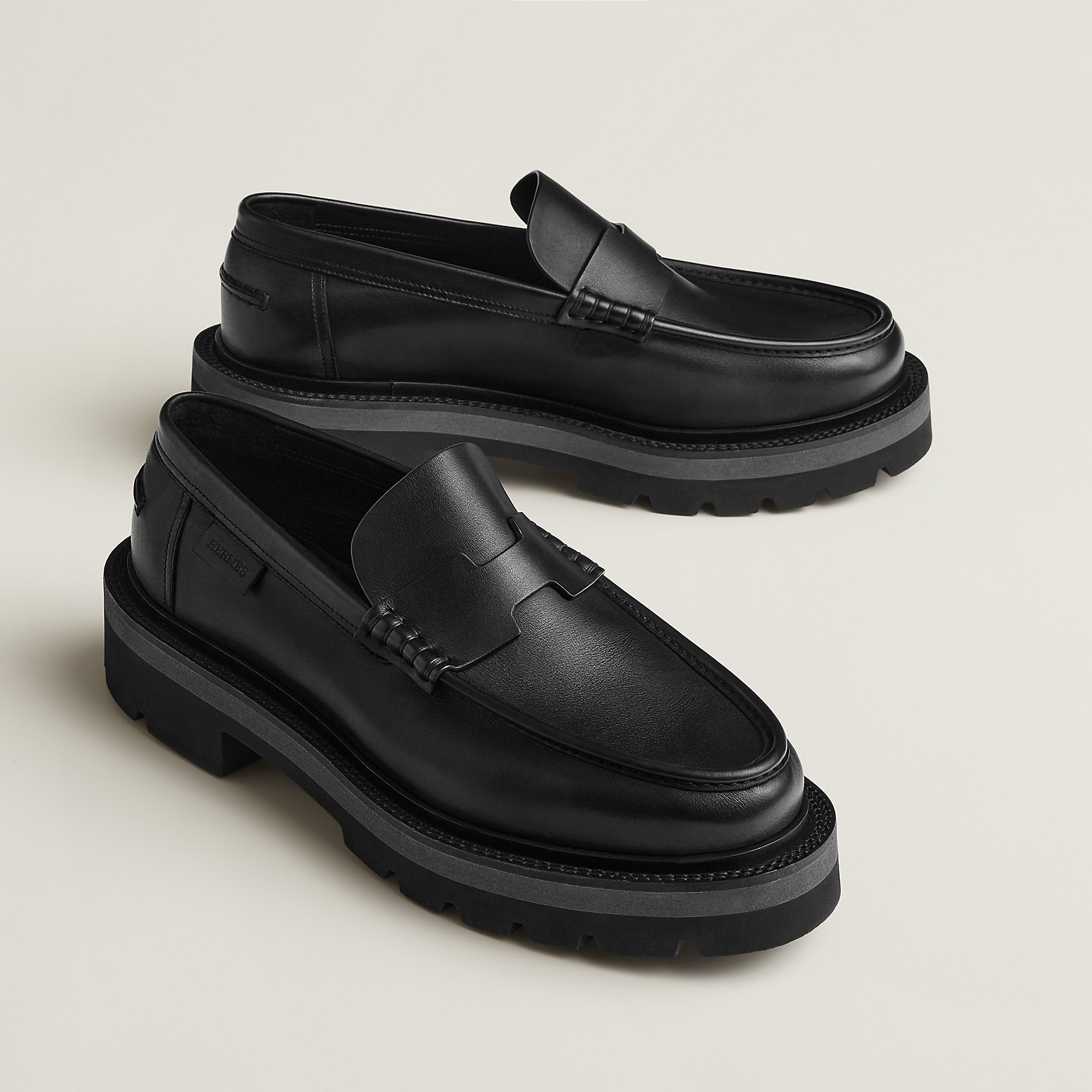  Hermes Lilt Loafer Noir