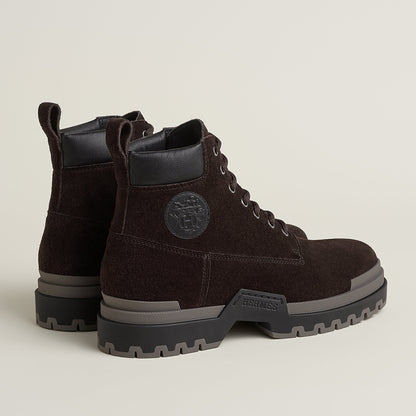  Hermes Limite Ankle Boot Marron Bne