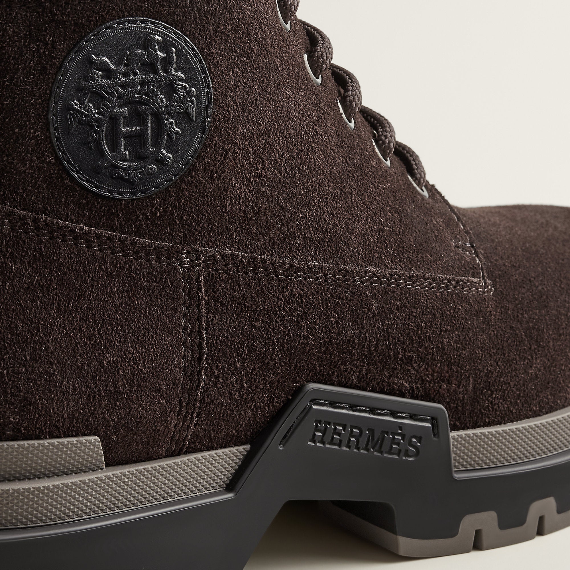  Hermes Limite Ankle Boot Marron Bne
