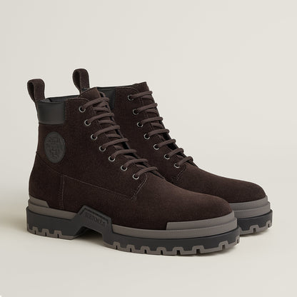  Hermes Limite Ankle Boot Marron Bne
