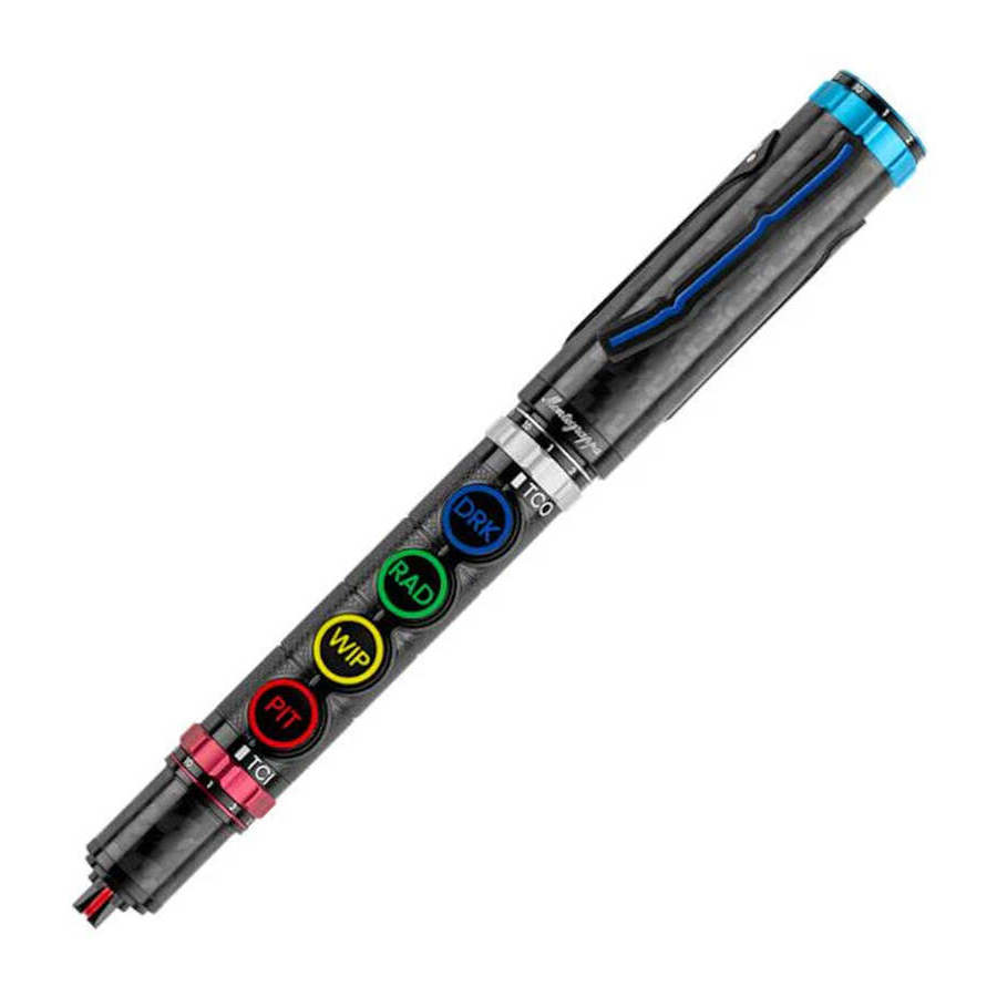 Limited Edition Montegrappa 24 Heures Du Mans 2023 Black/Multicolored Rollerball Pen Centennial Edition Is24Nruc