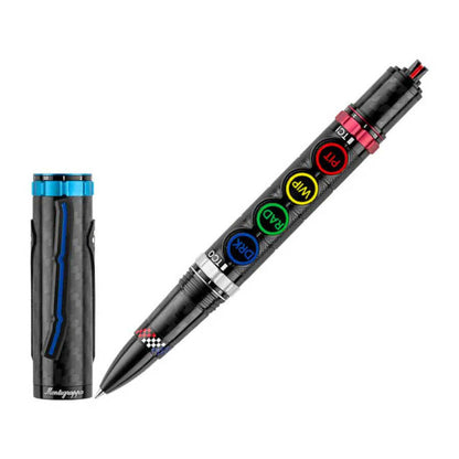 Limited Edition Montegrappa 24 Heures Du Mans 2023 Black/Multicolored Rollerball Pen Centennial Edition Is24Nruc