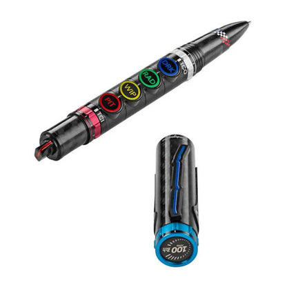 Limited Edition Montegrappa 24 Heures Du Mans 2023 Black/Multicolored Rollerball Pen Centennial Edition Is24Nruc