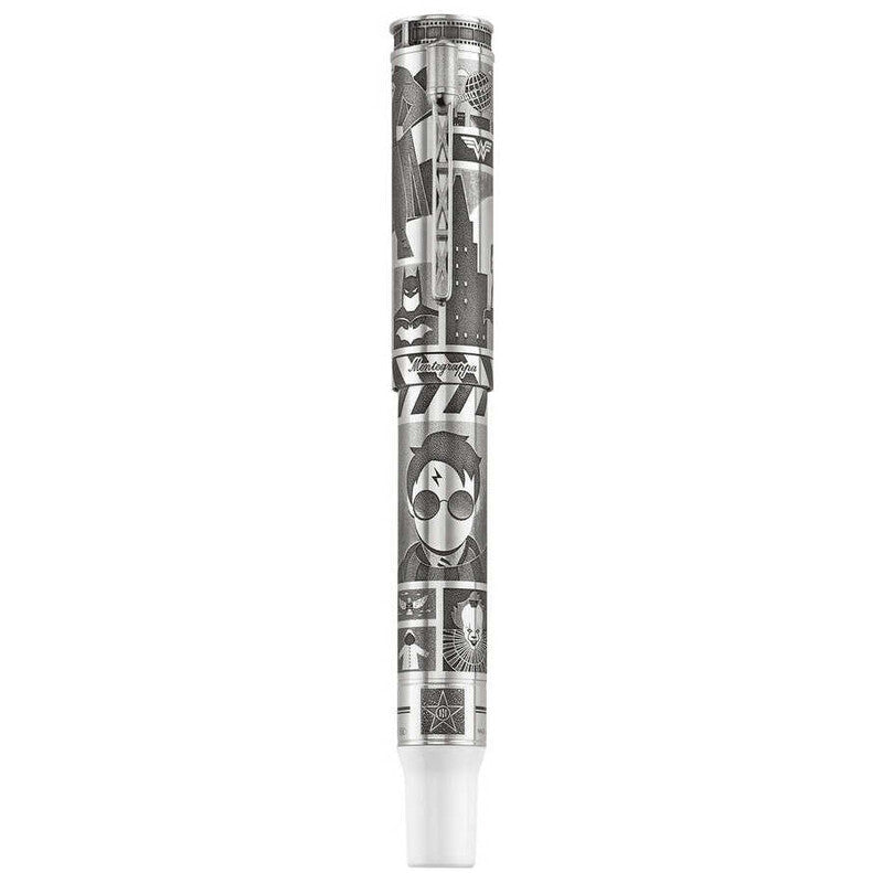 Limited Edition Montegrappa Warner Bros. 100Th Anniversary Extra Fine Nib Silver/White Fountain Pen Iswbn1Se