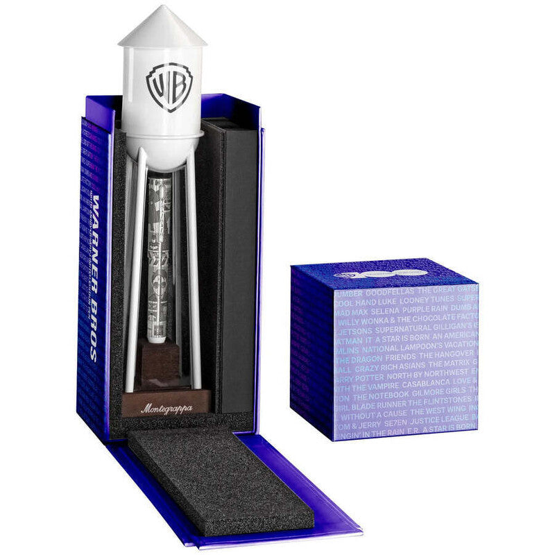 Limited Edition Montegrappa Warner Bros. 100Th Anniversary Extra Fine Nib Silver/White Fountain Pen Iswbn1Se
