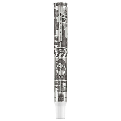 Limited Edition Montegrappa Warner Bros. 100Th Anniversary Stub Nib Silver/White Fountain Pen Iswbn8Se