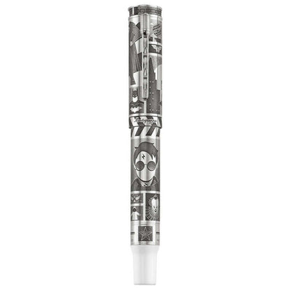 Limited Edition Montegrappa Warner Bros. 100Th Anniversary Stub Nib Silver/White Fountain Pen Iswbn8Se